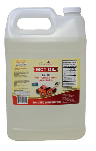Aceite Mct Derivado De Almendra De Palma Verdana, 3,78 L, Ap