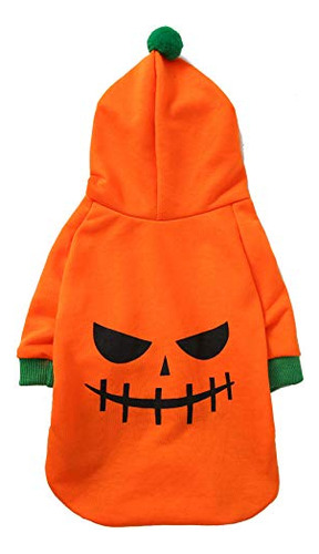 Ropa Gato - Coomour Halloween Pumpkin Hoodies Pet Dog Cat Cl