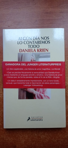 ALGún Dia Nos Lo Contaremos Todo Daniela Krien Salamandra