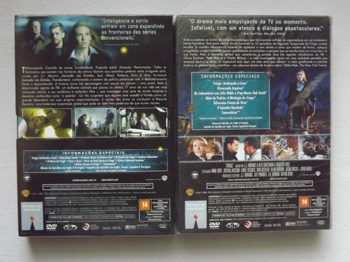 Box Dvd Fringe 1ª E 2ª Temporadas - Novos-originais-lacrados