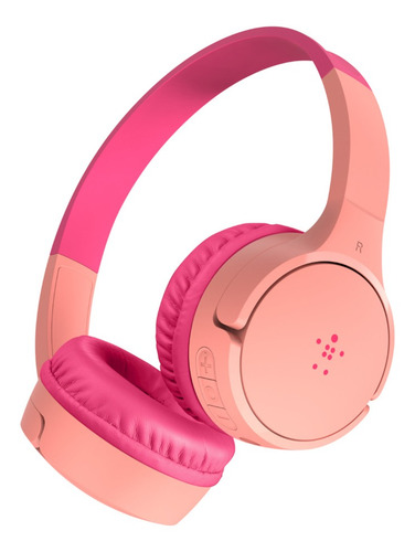 Audifonos Belkin Kids Bluetooth On Ear Rosado