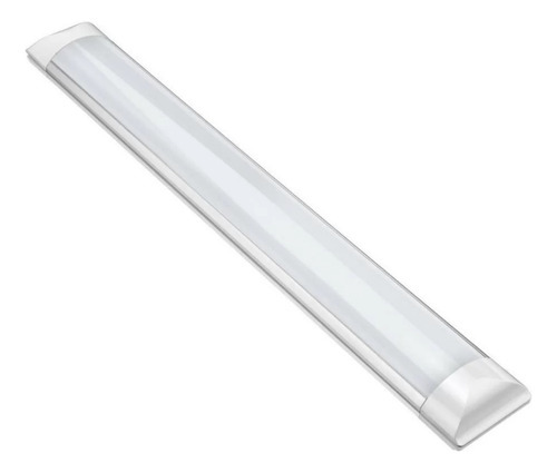 Luminária Slim Led Linear Sobrepor 120cm 36w 6500k Branca