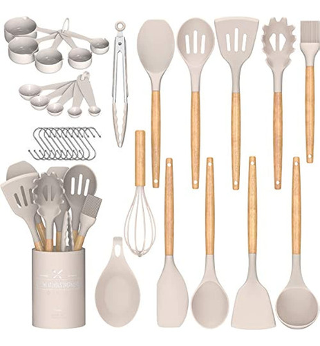 Umite Chef Kitchen Utensilios De Cocina, 33 Piezas, Antiadhe