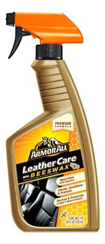 Armor All Car Leather Cleaner Spray, Beeswax Leather Care Sp