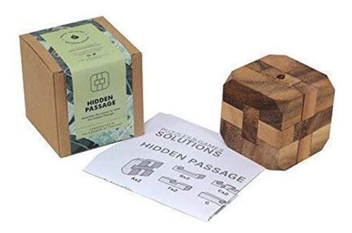 Pasaje Oculto: Rompecabezas De Madera 3d De Siammandalay Con