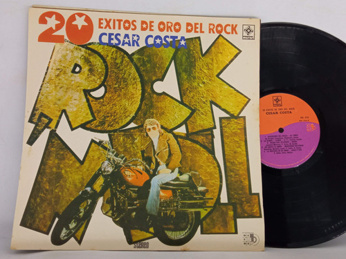 Cesar Costa 20 Exitos De Oro Del Rock Lp, Comp