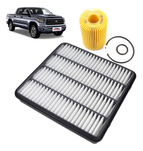 Kit Filtro De Aceite + Aire Para Toyota Tundra 5.7 2008-2019