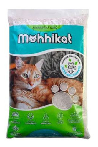 Arena Para Gato Mohhikat Estándar 2 Kg