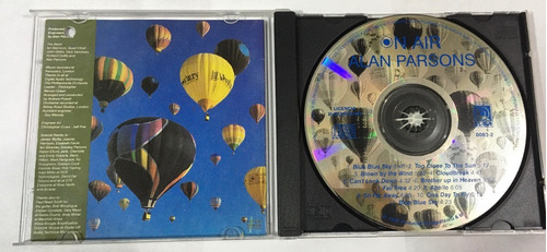 Alan Parsons - On Air -  Cd -made In Colombia - Es Musicag&m