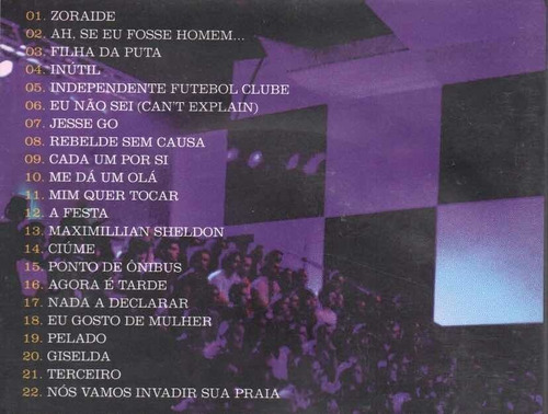 Dvd - Ultraje A Rigor Acústico Mtv