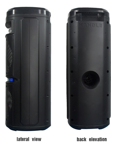 Bafle Torre Parlante Portátil Recargable Karaoke Bluetooth