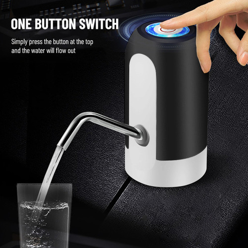 Bomba Eléctrica Recargable Para Botellas De Agua S+ Con Usb