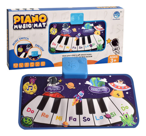 Manta Para Niños Con Música Para Pisar El Piano, Tapete Puzz