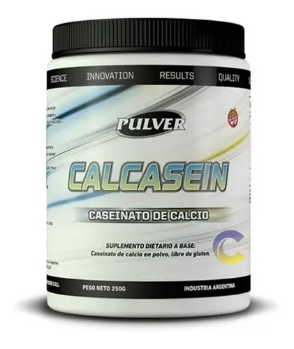 Pulver Calcasein 250 Gr - Caseinato De Calcio + Proteinas