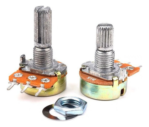 2025 Potenciómetro B5k Duplex De 6 Pies/20 Mm - Wh148 B10k