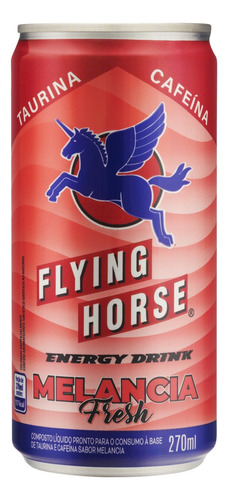 Energético Melancia Fresh Flying Horse Lata 270ml