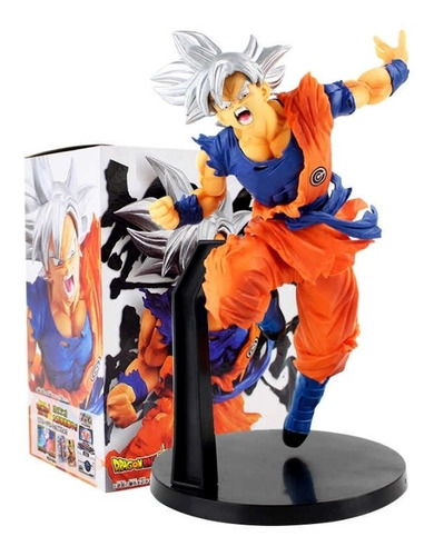 Goku Ultra Instinto Dragon Ball S Coleccion Figura 23cm