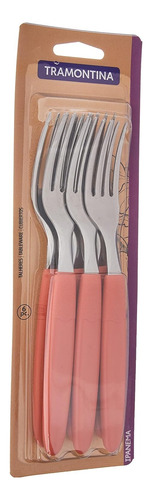 Garfo Tramontina De Mesa Inox Ipanema Cozinha 6pçs Salmão