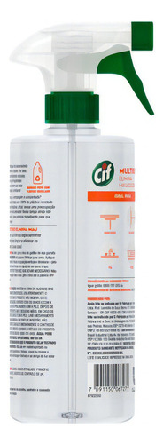 Limpador Multiuso Gatilho Elimina Mau Odor Cif 500ml