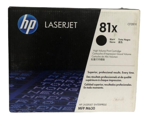 Toner Original Hp 81x Black Cf281x Nuevo Facturado