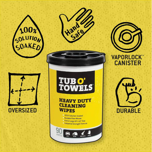 Toallas Tub O Tw90, Resistentes, 25 X 30 Cm, Multisuperficie