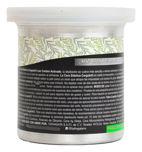 Cera Elástica Carbón Activado Cargolet 100g