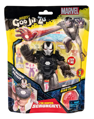 Boneco Elástico Máquina De Combate - Goo Jit Zu Marvel