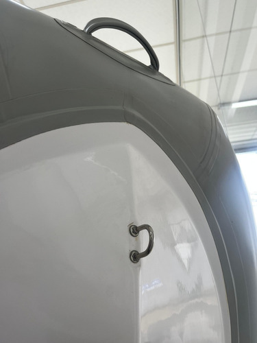 Bote Inflavel Zefir Wind F 200 - Cinza Com Azul