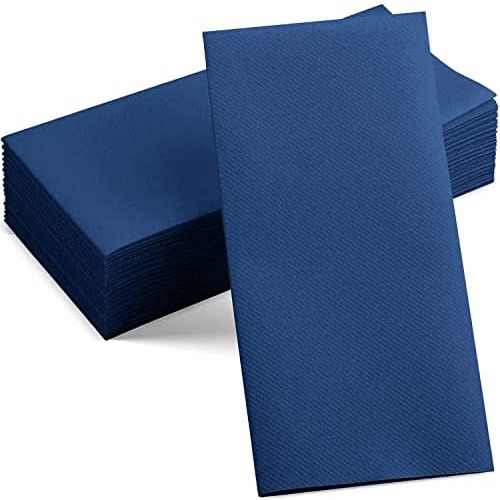 100 Servilletas De Papel Azules | Servilletas De Cena D...