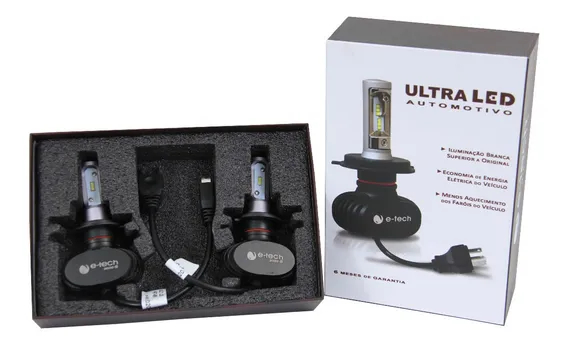 Ultra Led 12000 Lumêns - H4 - 8000k