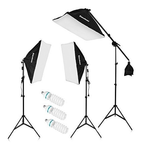 Excelvan 2000w Photography Studio Kit De Iluminación Led