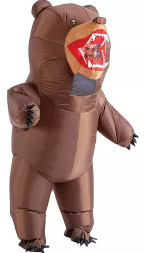 Disfraz Inflable De Oso Adulto