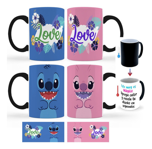 Mug Mágicos Pareja Duo Taza Regalo Amor San Valentin 013