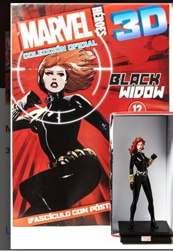  Black Widow - Colección Marvel 3d