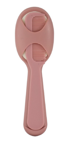 Kit Escova E Pente Infantil Rosa Kababy 1227r