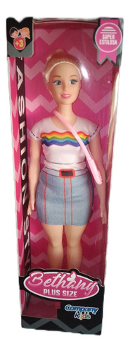 Boneca Tipo Barbie Plus Size 30cm
