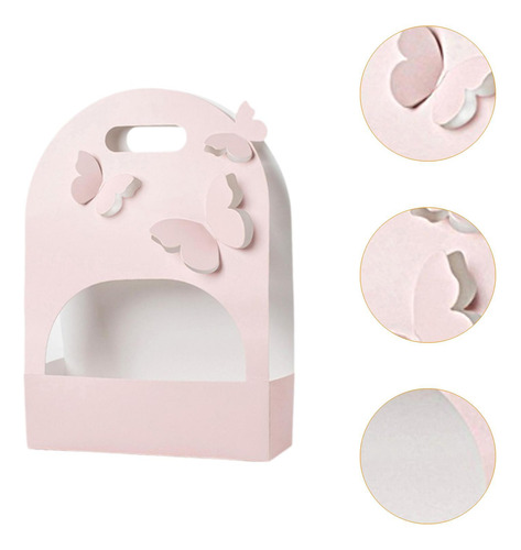 Caja De Flores De Mariposa 3d De 10 Piezas, Caja De Rosa