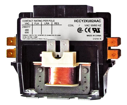 Contactor Hartland 60 Amp 3 Poles 240 Vac