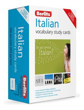 Libro Berlitz Italian Study Cards (language Flash Cards) ...