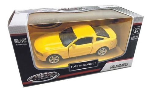 Imagen 1 de 3 de Auto Metal Ford Mustang Gt 1:38 Coleccion A Escala 67310 Edu