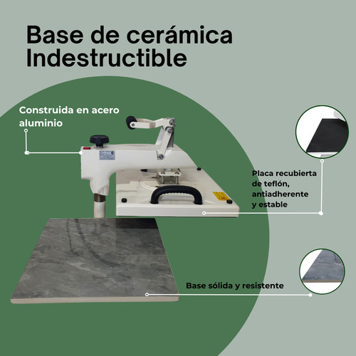 Policart Estampadora Sublimadora 9 en 1 Plancha 38x38 para DTF Remeras Tazas Gorras Platos Buzos Jarros Textiles Bolsas Fundas Para Celulares Profesional