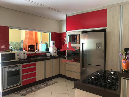 Imagem 2 de 12 de Casa Com 3 Dormitórios À Venda, 210 M² Por R$ 700.000 - Condomínio Imigrantes - Nova Odessa/sp - Ca1861