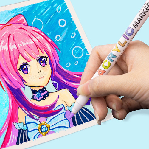 Bolígrafo De Pintura Acrílica De 60 Colores, Bolígrafos De A