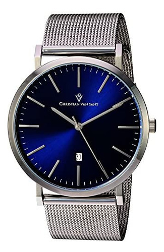Christian Van Sant Mens Cv4320 Reloj Analógico De Cuarzo Con