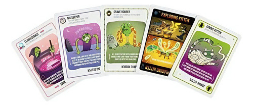 Zombie Kittens Card Game Juego Mesa Cartas Exploding Inglés