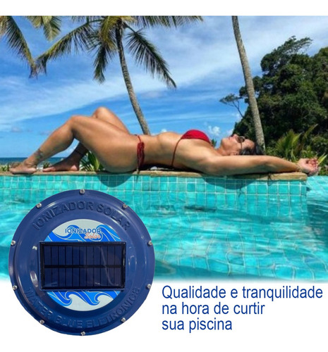 Ionizador Solar Piscina Limpa Adeus Algas Cloro Bactérias 9