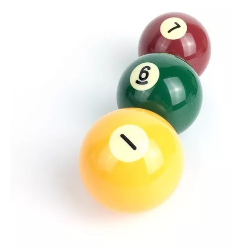 Jogo Bola De Bilhar Sinuca Snooker 52mm Com 16 Bolas