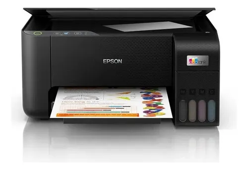 Impresora a color multifunción Epson EcoTank L3210 negra 110V