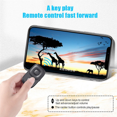 Control Remoto Bluetooth Inalámbrico Recargable Con Temporiz