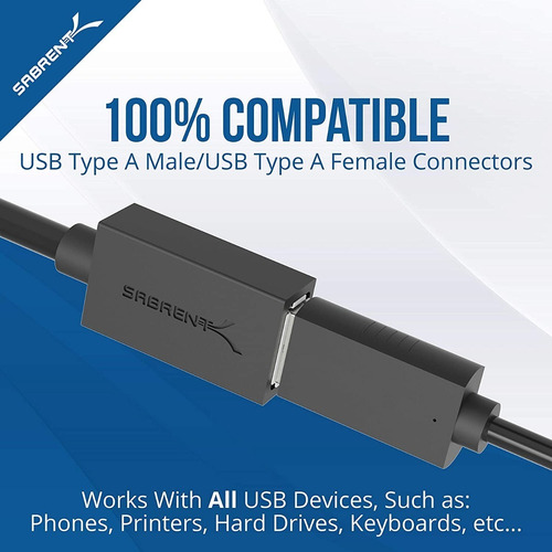 Cable De Extensión - Usb 3.0 - Macho/hembra - 180cm